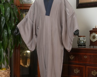 DEAR VANILLA Authentic Vintage Men's Kimono Juban Traditional Japanese Undergown Robe Made in Japan MJU-0087