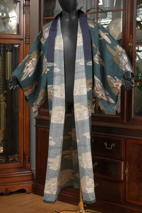 DEAR VANILLA Authentic Vintage Men's Kimono Juban… - image 5