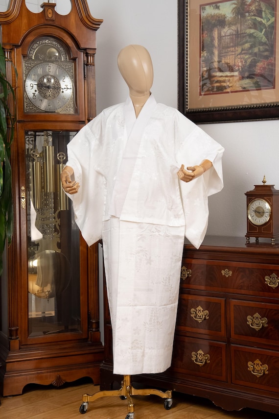 DEAR VANILLA Authentic Traditional Japanese Juban Undergown for Women's Kimono Vintage Robe Genuine Made in Japan JU-0280