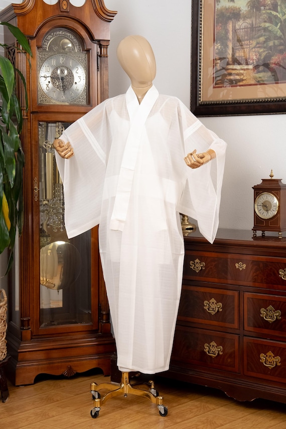 DEAR VANILLA Authentic Traditional Japanese Juban Undergown for Women's Kimono Vintage Robe Genuine Made in Japan JU-0266
