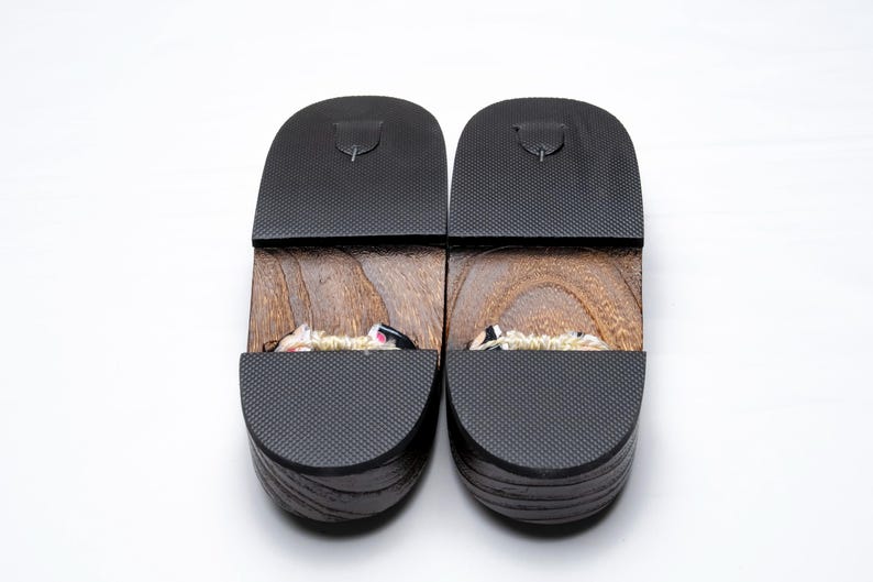 Dear Vanilla Authentic Japanese Vintage Yukata Kimono Geta Wood Sandals ...