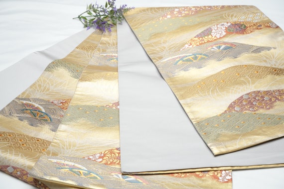 DEAR VANILLA Authentic Japanese Kimono Fukuro Obi… - image 2