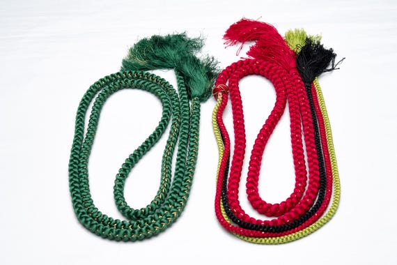 DEAR VANILLA Japanese Kimono Obijime Cord Set For Furisode Kimono Silk Obi Belt Fastener Accessory Rope Made in Japan Genuine OC-0293