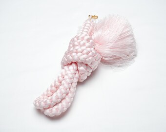 DEAR VANILLA Authentic Vintage Japanese Men's Kimono Haorihimo Haori Tie Tassle with Hooks Made in Japan MHC-0083