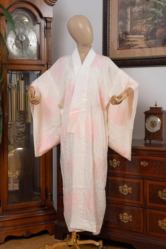 DEAR VANILLA Authentic Traditional Japanese Juban Undergown for Women's Kimono Vintage Robe Genuine Made in Japan JU-0296