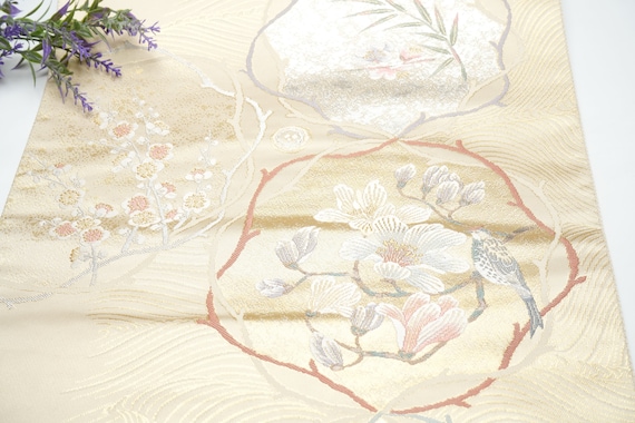 DEAR VANILLA Authentic Japanese Kimono Fukuro Obi… - image 3