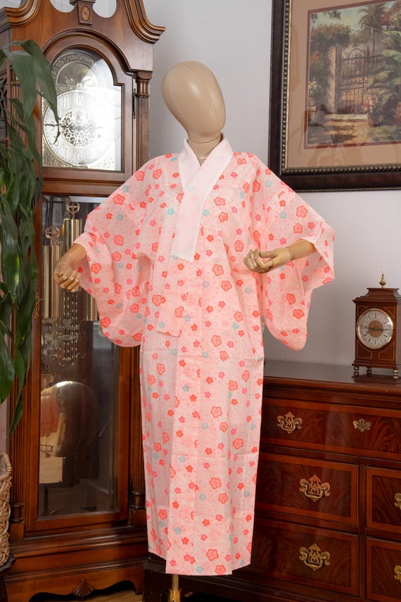 DEAR VANILLA Authentic Traditional Japanese Juban Undergown for Women's Kimono Vintage Robe Genuine Made in Japan JU-0315