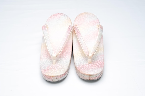Dear Vanilla Authentic Japanese Vintage Zori Kimono Sandals 23.5cm US Size 6.5 SD-0292