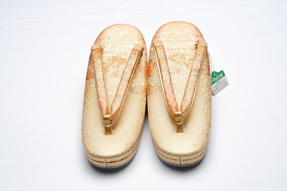 Dear Vanilla Authentic Japanese Vintage Zori Kimono Sandals 23.5cm US Size 6.5 SD-0304