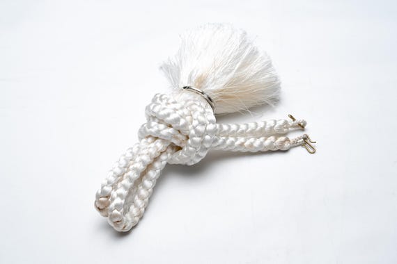 DEAR VANILLA Authentic Vintage Japanese Men's Kimono Haorihimo Haori Tie Tassle with Hooks Made in Japan MHC-0111