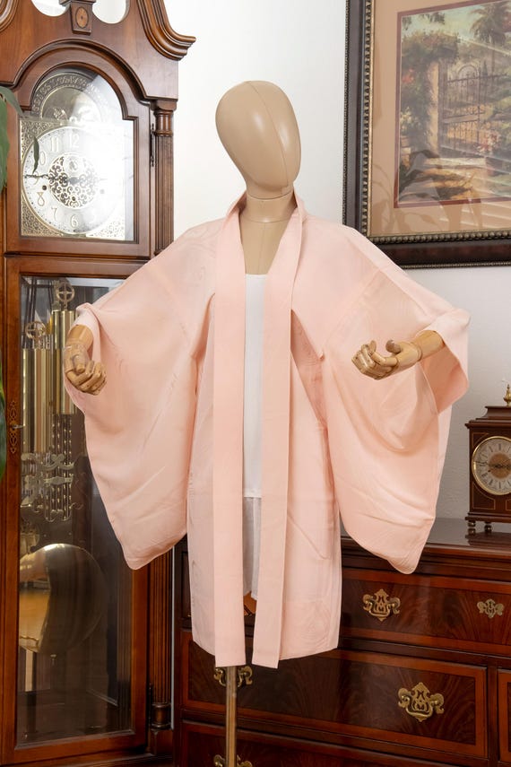 DEAR VANILLA Authentic Japanese Haori for Women Traditional Kimono Jacket Vintage Made in Japan HA-0458