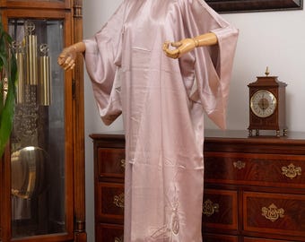 DEAR VANILLA Authentic Traditional Japanese Kimono for Women Vintage Dress Robe Made in Japan Genuine Original KM-0648
