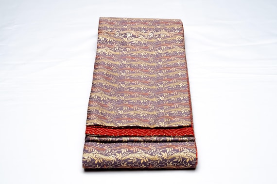 DEAR VANILLA Authentic Japanese Yukata Hanhaba Obi Sash Belt Women's Kimono Original Japan Made Genuine OBH-0304