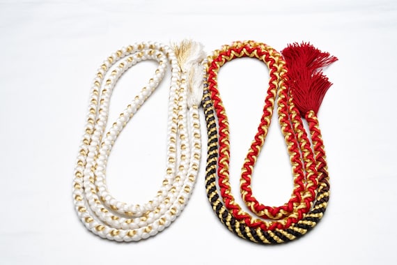 DEAR VANILLA Japanese Kimono Obijime Cord Set For Furisode Kimono Silk Obi Belt Fastener Accessory Rope Made in Japan Genuine OC-0292