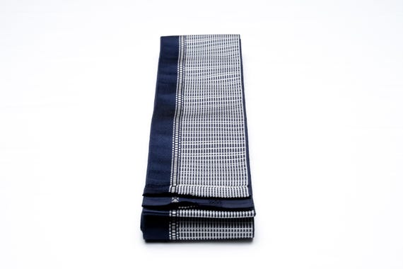 DEAR VANILLA Authentic Japanese Men's Kimono Kaku Obi Vintage Samurai Obi Sash Belt Made in Japan Genuine Original MOB-0263
