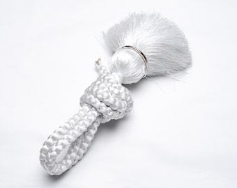 DEAR VANILLA Authentic Vintage Japanese Men's Kimono Haorihimo Haori Tie Tassle with Hooks Made in Japan MHC-0146