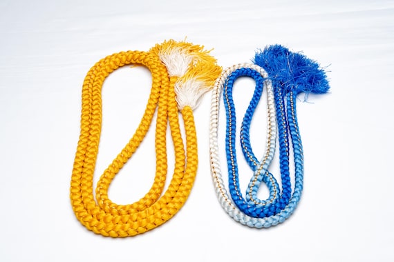 DEAR VANILLA Japanese Kimono Obijime Cord Set For Furisode Kimono Silk Obi Belt Fastener Accessory Rope Made in Japan Genuine OC-0239