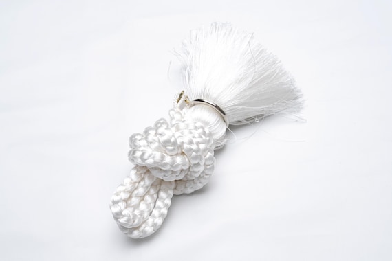 DEAR VANILLA Authentic Vintage Japanese Men's Kimono Haorihimo Haori Tie Tassle with Hooks Made in Japan MHC-0129