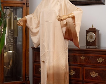DEAR VANILLA Authentic Traditional Japanese Kimono for Women Vintage Dress Robe Made in Japan Genuine Original KM-0645