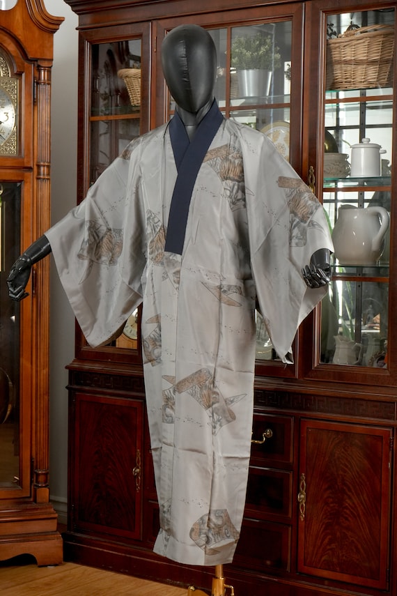 DEAR VANILLA Authentic Vintage Men's Kimono Juban 