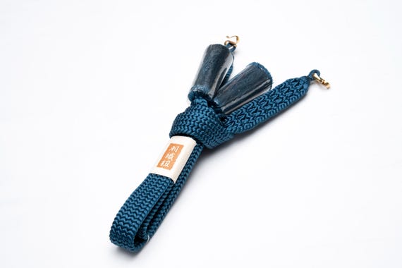 DEAR VANILLA Authentic Vintage Japanese Men's Kimono Haorihimo Haori Tie Tassle with Hooks Made in Japan MHC-0132