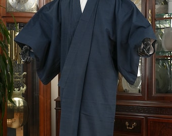 DEAR VANILLA Authentic Vintage Traditional Men's Kimono Japanese Robe Gown Made in Japan MKM-0094