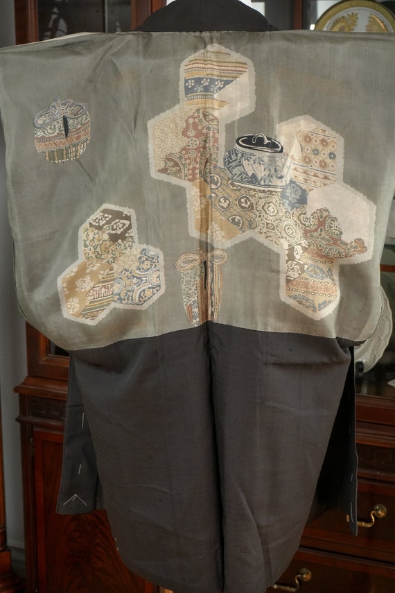 DEAR VANILLA Authentic Japanese Kimono Haori Men'… - image 10