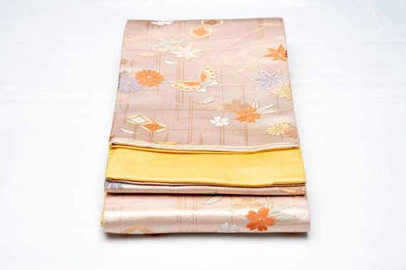 DEAR VANILLA Authentic Japanese Yukata Hanhaba Obi Sash Belt Women's Kimono Original Japan Made Genuine OBH-0383