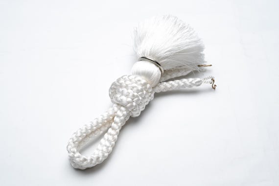 DEAR VANILLA Authentic Vintage Japanese Men's Kimono Haorihimo Haori Tie Tassle with Hooks Made in Japan MHC-0118