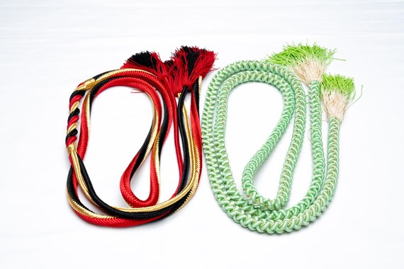 DEAR VANILLA Japanese Kimono Obijime Cord Set For Furisode Kimono Silk Obi Belt Fastener Accessory Rope Made in Japan Genuine OC-0225
