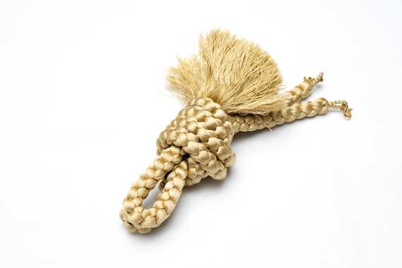 DEAR VANILLA Authentic Vintage Japanese Men's Kimono Haorihimo Haori Tie Tassle with Hooks Made in Japan MHC-0102
