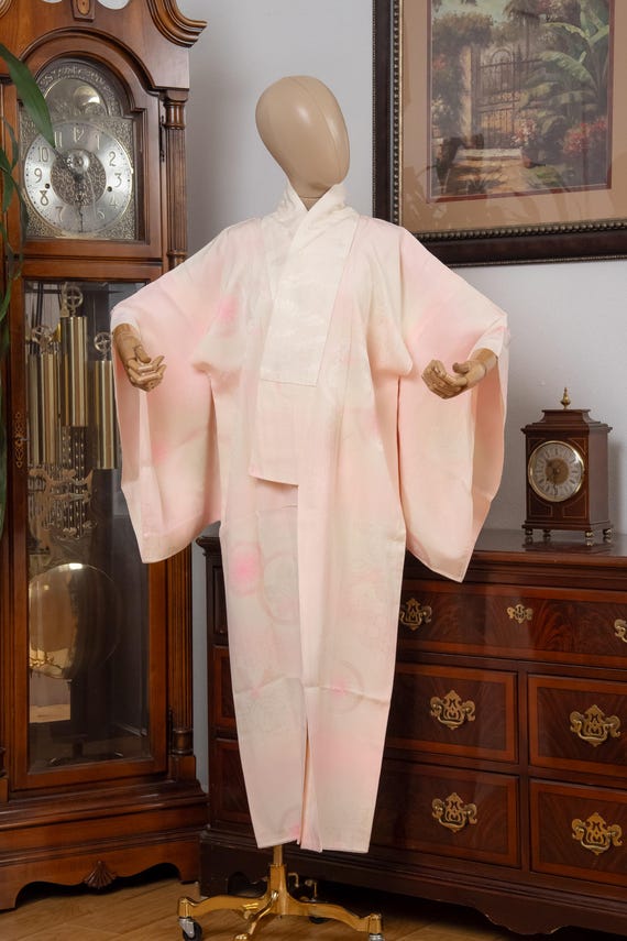DEAR VANILLA Authentic Traditional Japanese Juban Undergown for Women's Kimono Vintage Robe Genuine Made in Japan JU-0300