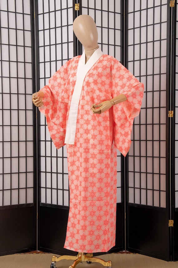 DEAR VANILLA Authentic Traditional Japanese Juban Undergown for Women's Kimono Vintage Robe Genuine Made in Japan JU-0316