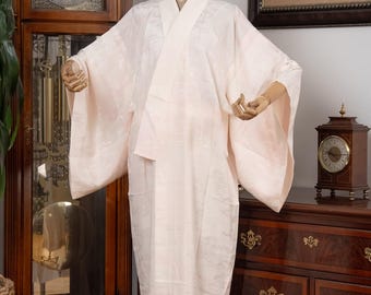 DEAR VANILLA Authentic Traditional Japanese Juban Undergown for Women's Kimono Vintage Robe Genuine Made in Japan JU-0284