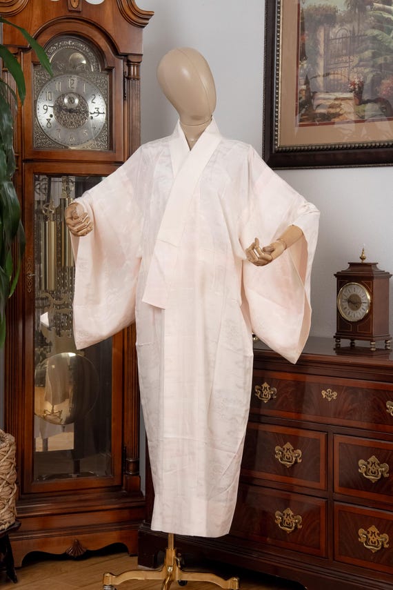 DEAR VANILLA Authentic Traditional Japanese Juban Undergown for Women's Kimono Vintage Robe Genuine Made in Japan JU-0284