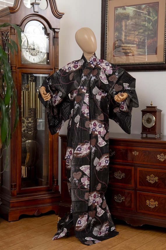 DEAR VANILLA Traditional Japanese Yukata Kimono for Women Summer Matsuri Cotton Robe Dress YKT-0046