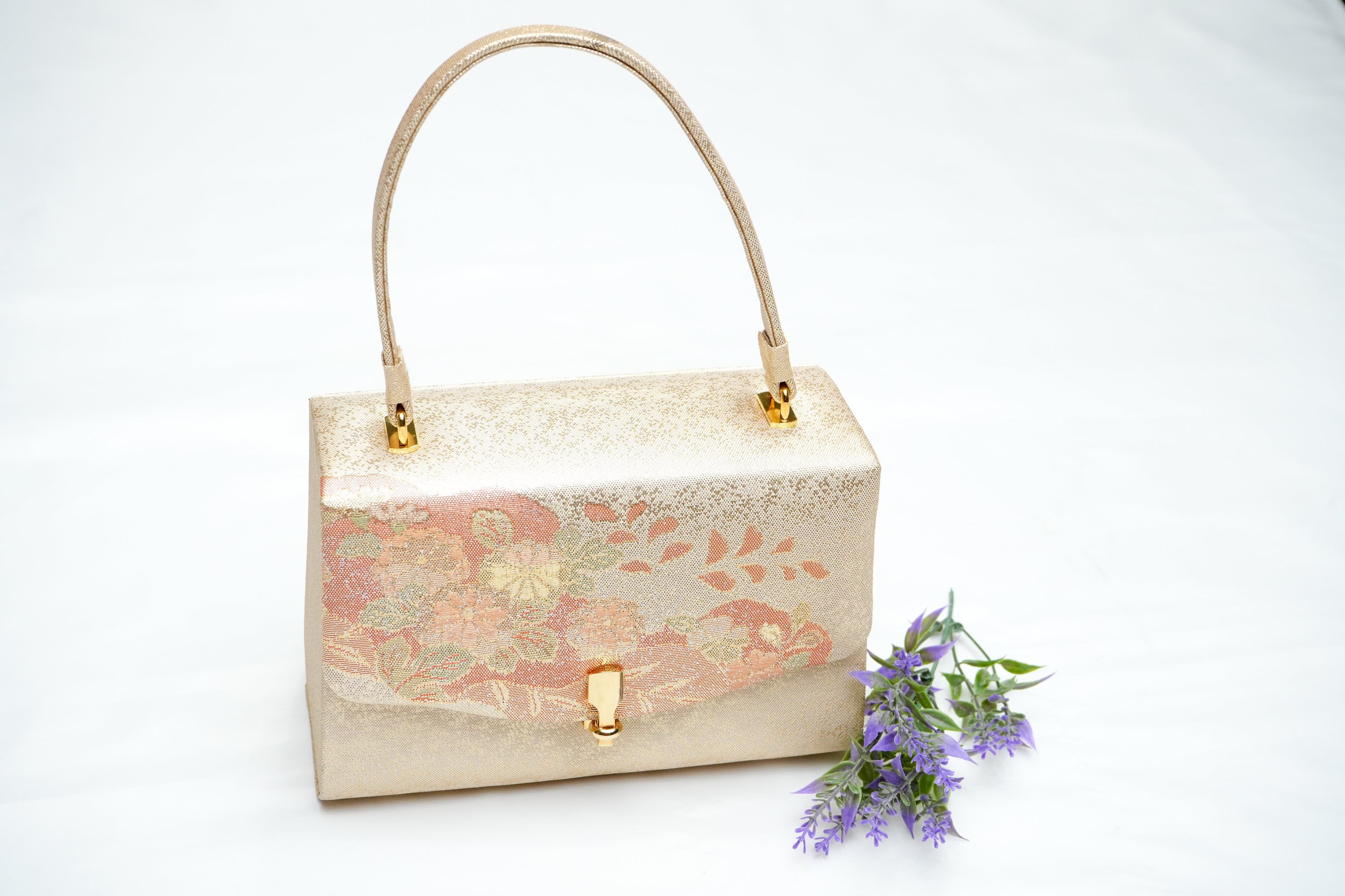 DEAR VANILLA Authentic Japanese Kimono Purse Vintage Handbag Made