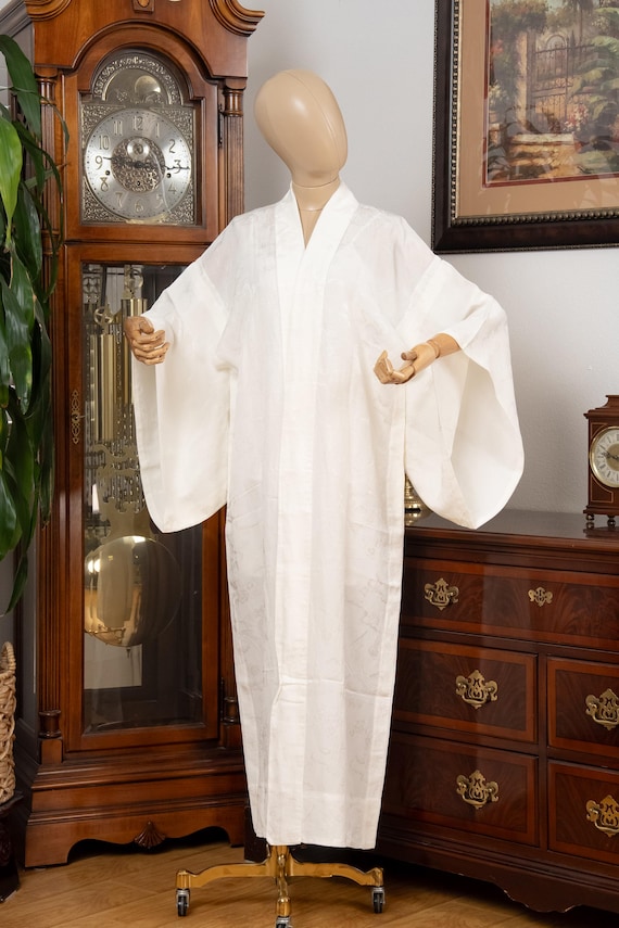 DEAR VANILLA Authentic Traditional Japanese Juban Undergown for Women's Kimono Vintage Robe Genuine Made in Japan JU-0278