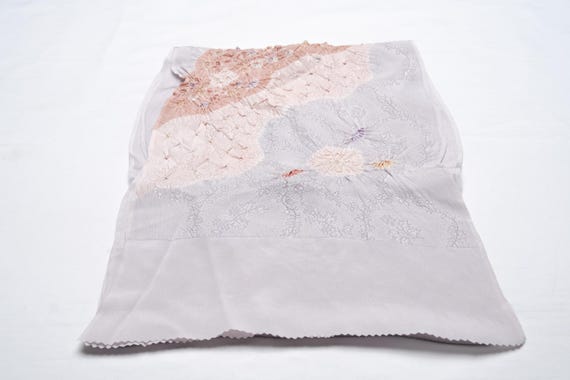 DEAR VANILLA Japanese Kimono Silk Rinzu/Chirimen Obiage Women's Obi Belt Obimakura Fastener Accessory OBA-0147