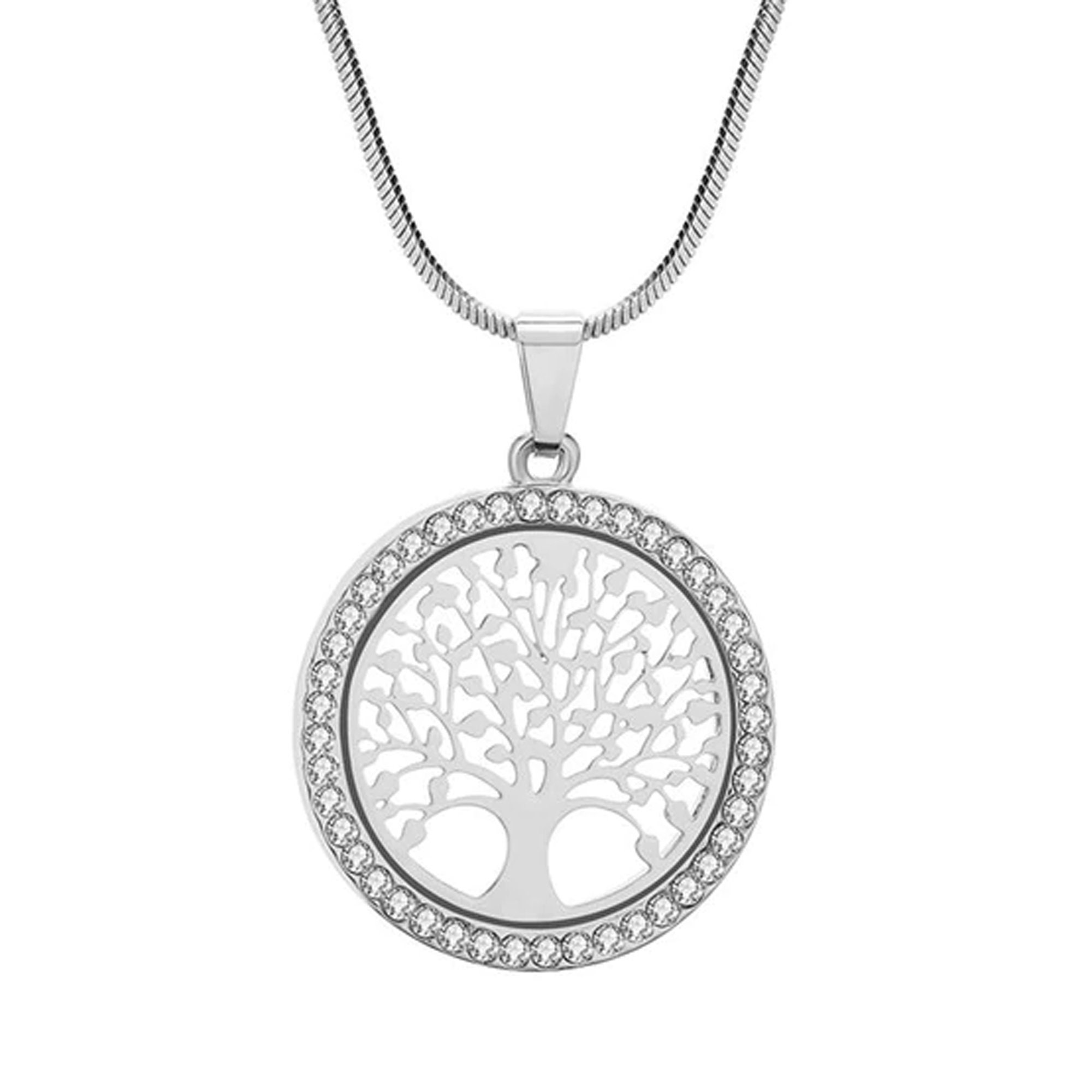 Tree of Life Silver Rose Gold Plated Necklace Pendant Charm Jewelry - Etsy