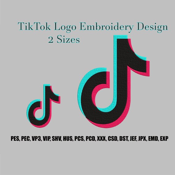 TikTok Embroidery Design Embroidery Pattern Etsy