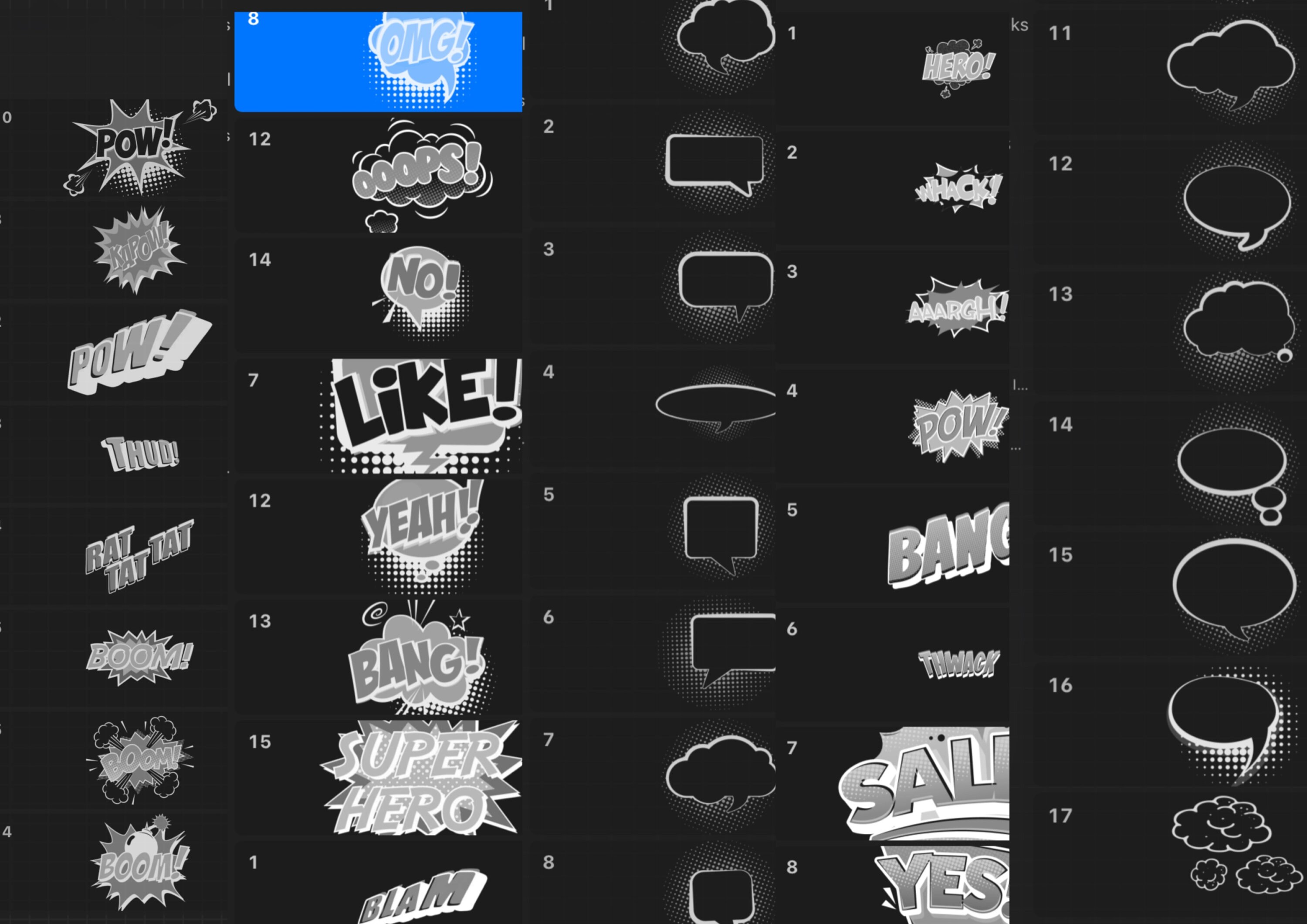 100 Comic brushes for Procreate fun pack Etsy