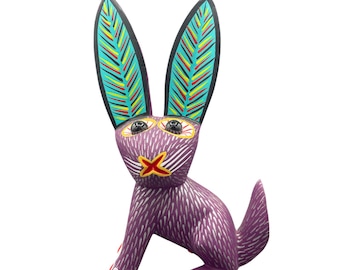 Authentic Hare Alebrije Handcrafted - Small