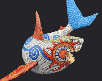 メキシコ アレブリヘ フクロウ 木彫り 民芸品 オアハカ メキシコの民芸品 オアハカの木彫り アレブリヘ ハンドメイド フクロウ