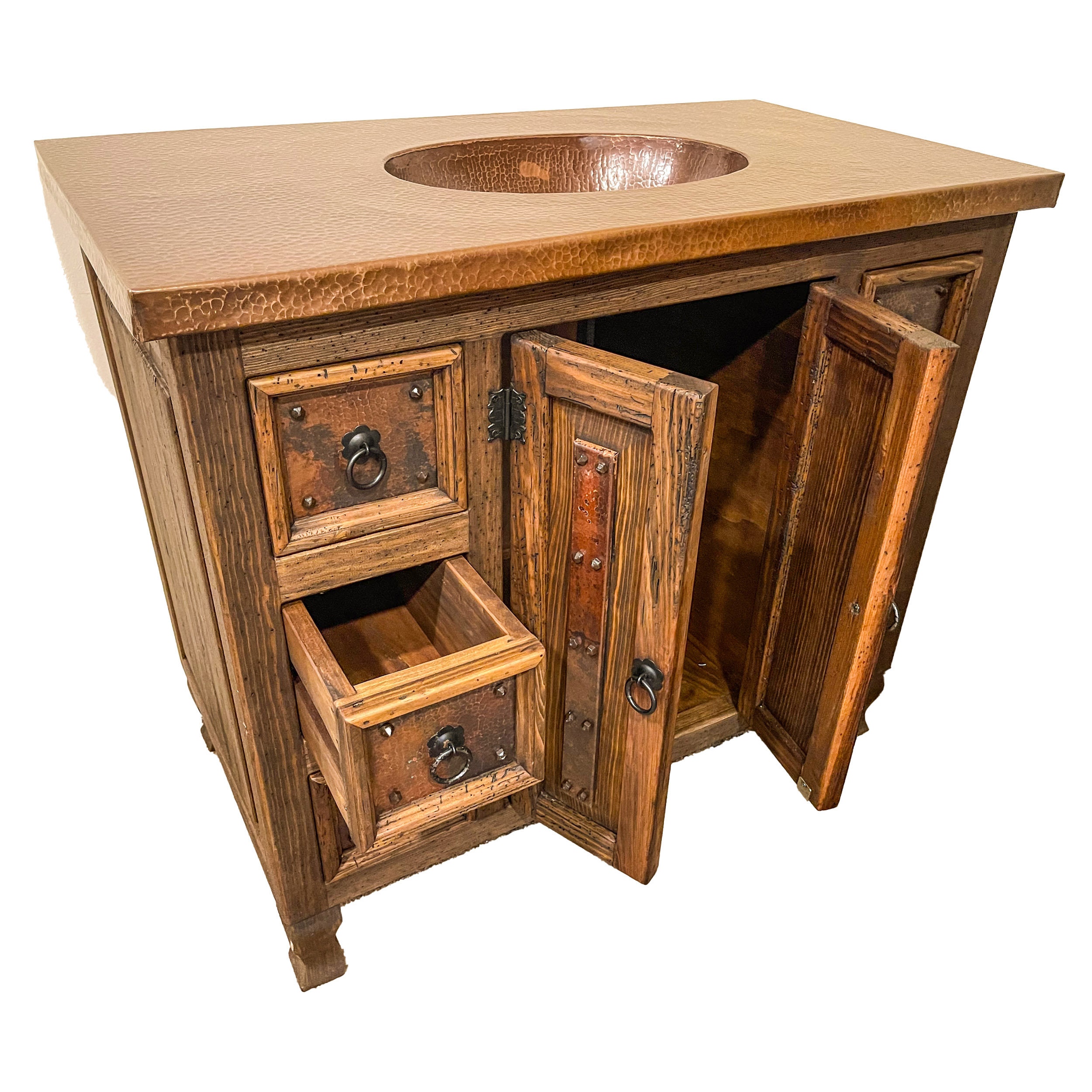 Copper Top Bathroom Vanity Etsy