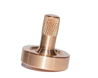 Peonza de metal de bronce Schulte / Fidget Spinner para adultos / Juguete giratorio / Juguete de escritorio ejecutivo / Juguete EDC Fidget Stim para aliviar la ansiedad