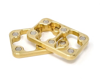 Juguete antiestrés magnético deslizante háptico de latón “Robertson” / Juguete antiestrés de metal / Juguete deslizante háptico / Juguete antiestrés / Juguete para adultos