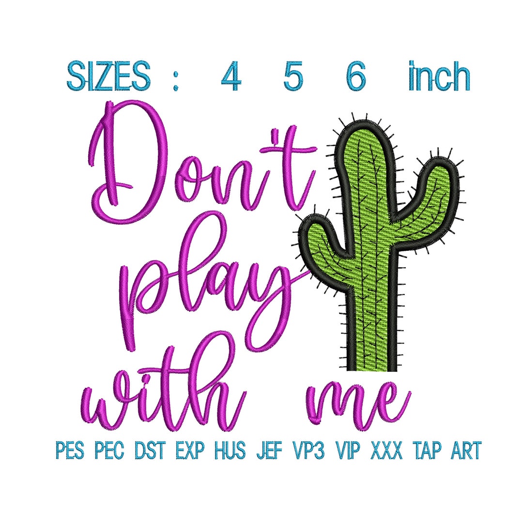 Cactus Embroidery Design, Cactus Flower Embroidery Machine, Embroidery