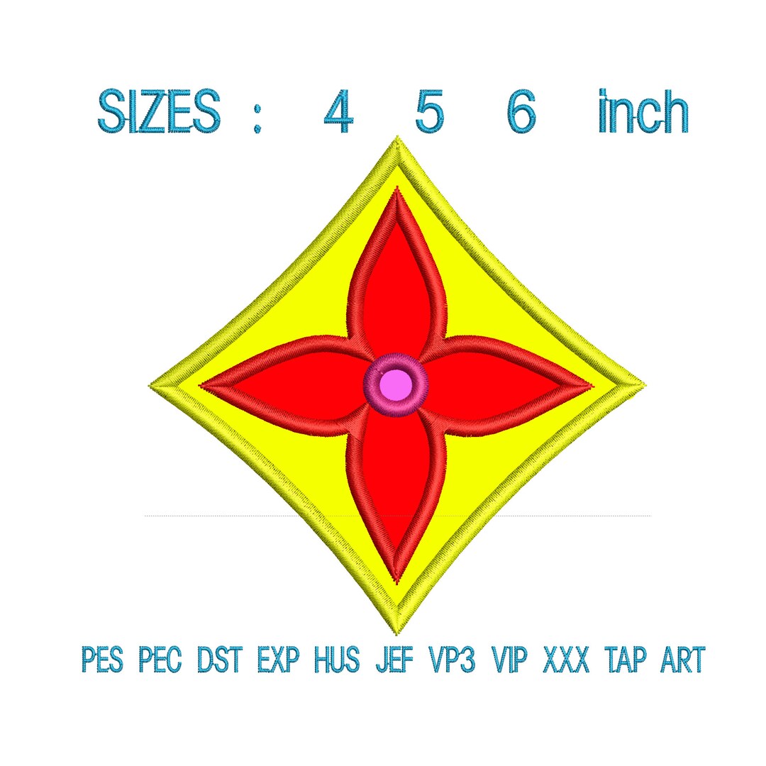 Flower Applique Embroidery Design, Flower Embroidery Machine, Embroidery Flower, Applique Flower