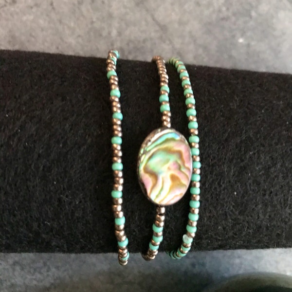 Abalone Bracelet Etsy